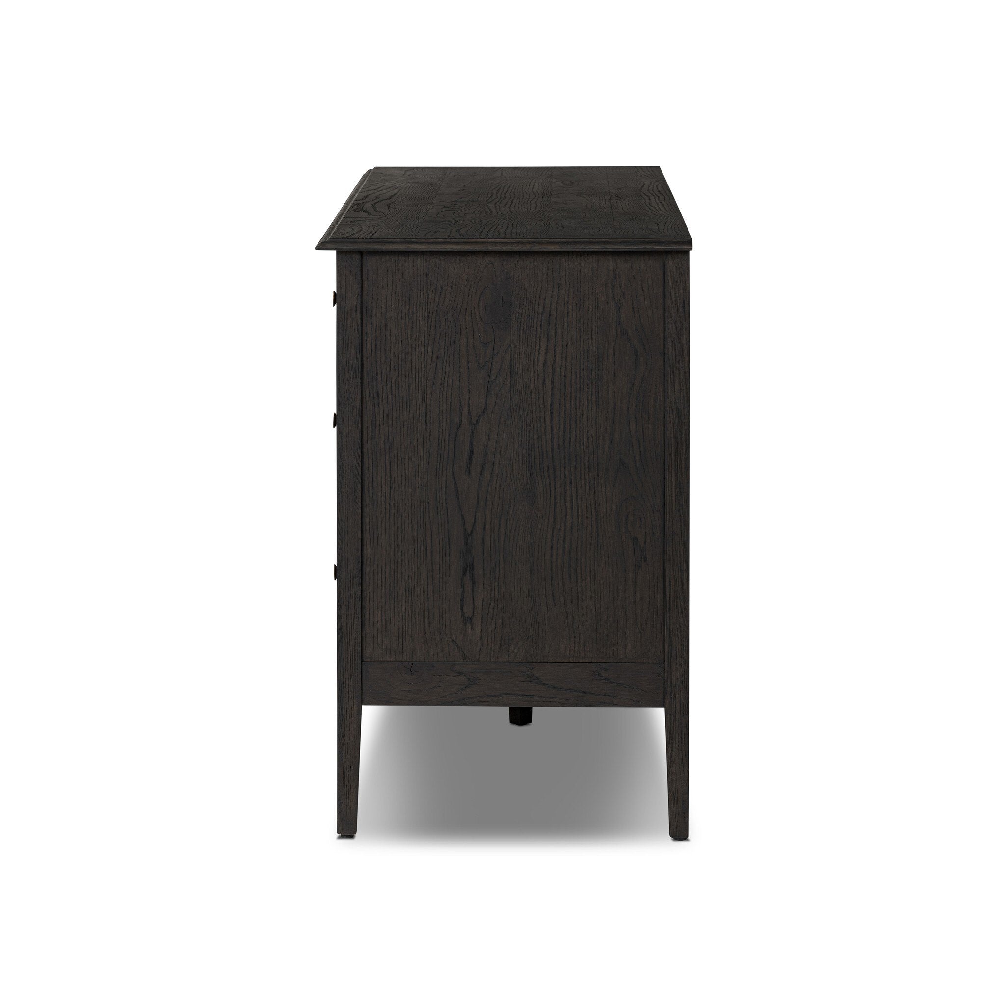 Maggie 6 Drawer Dresser - Smoked Black Oak Veneer