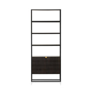Kelby Bookcase - Gunmetal