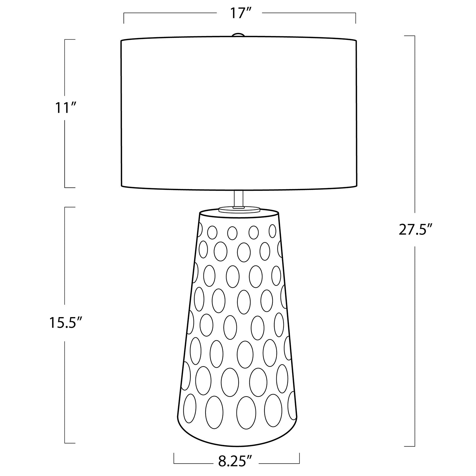 Kelvin Ceramic Table Lamp (Terra Cotta)