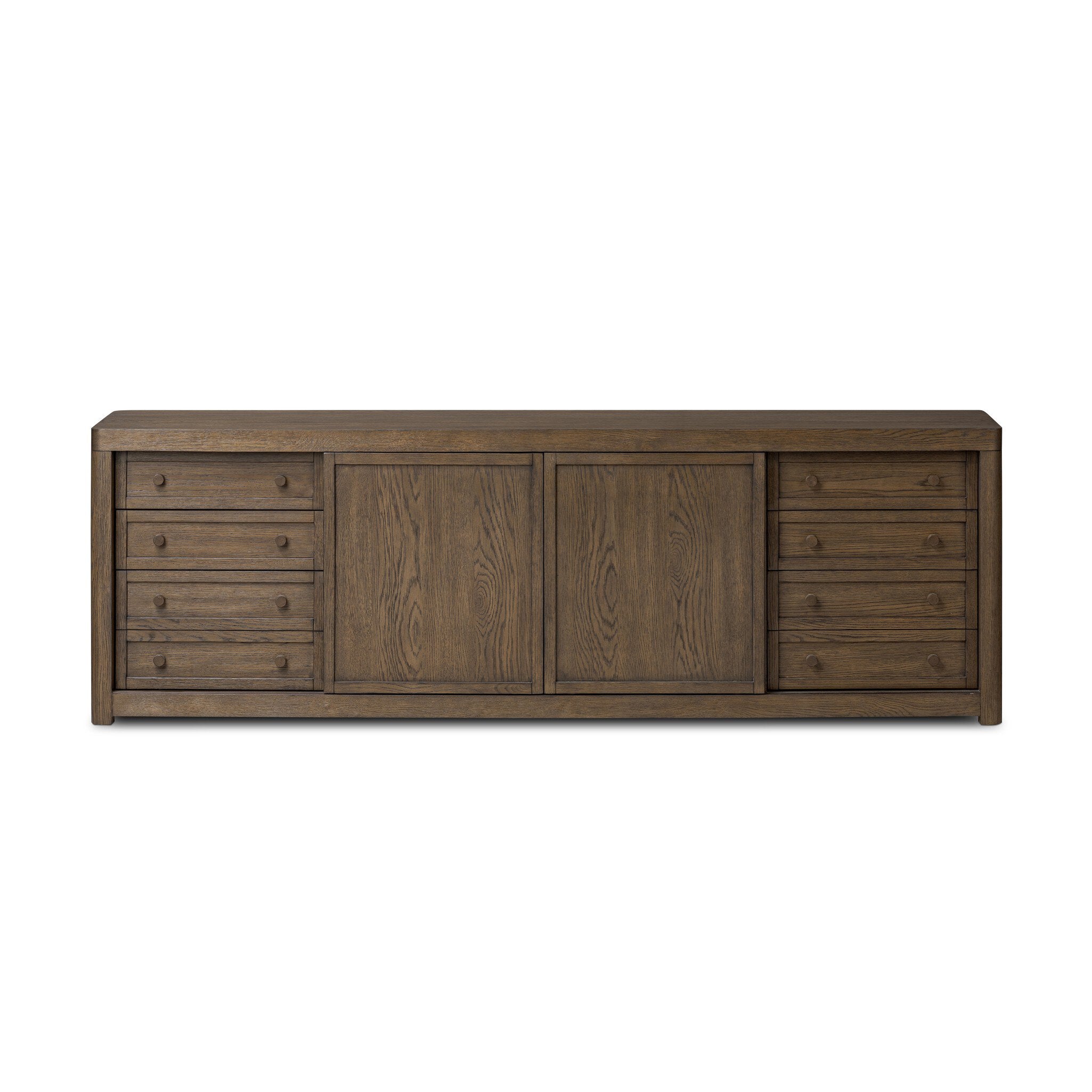 Miko Media Console - Fawn Oak Veneer