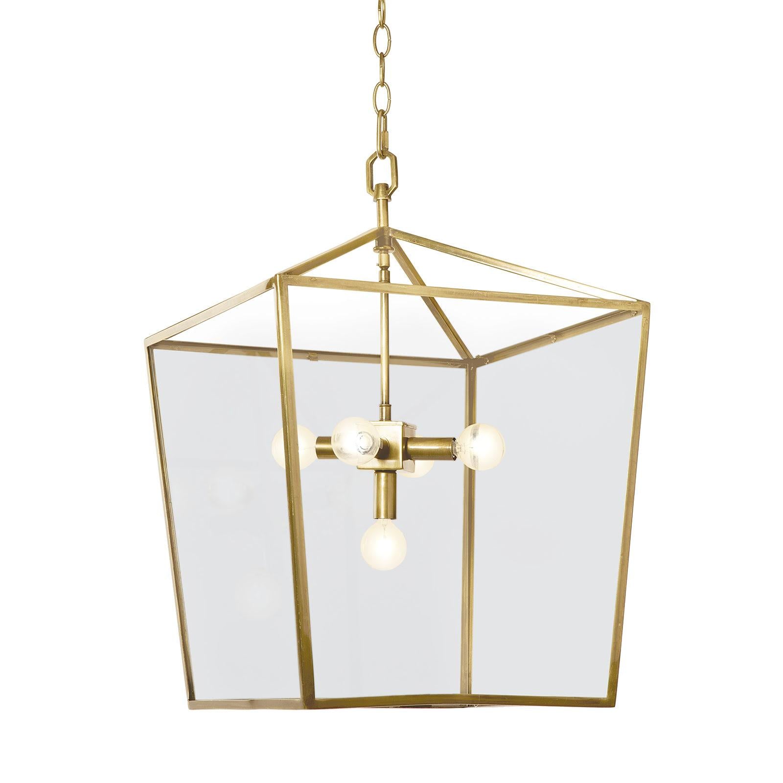 Camden Lantern (Natural Brass)