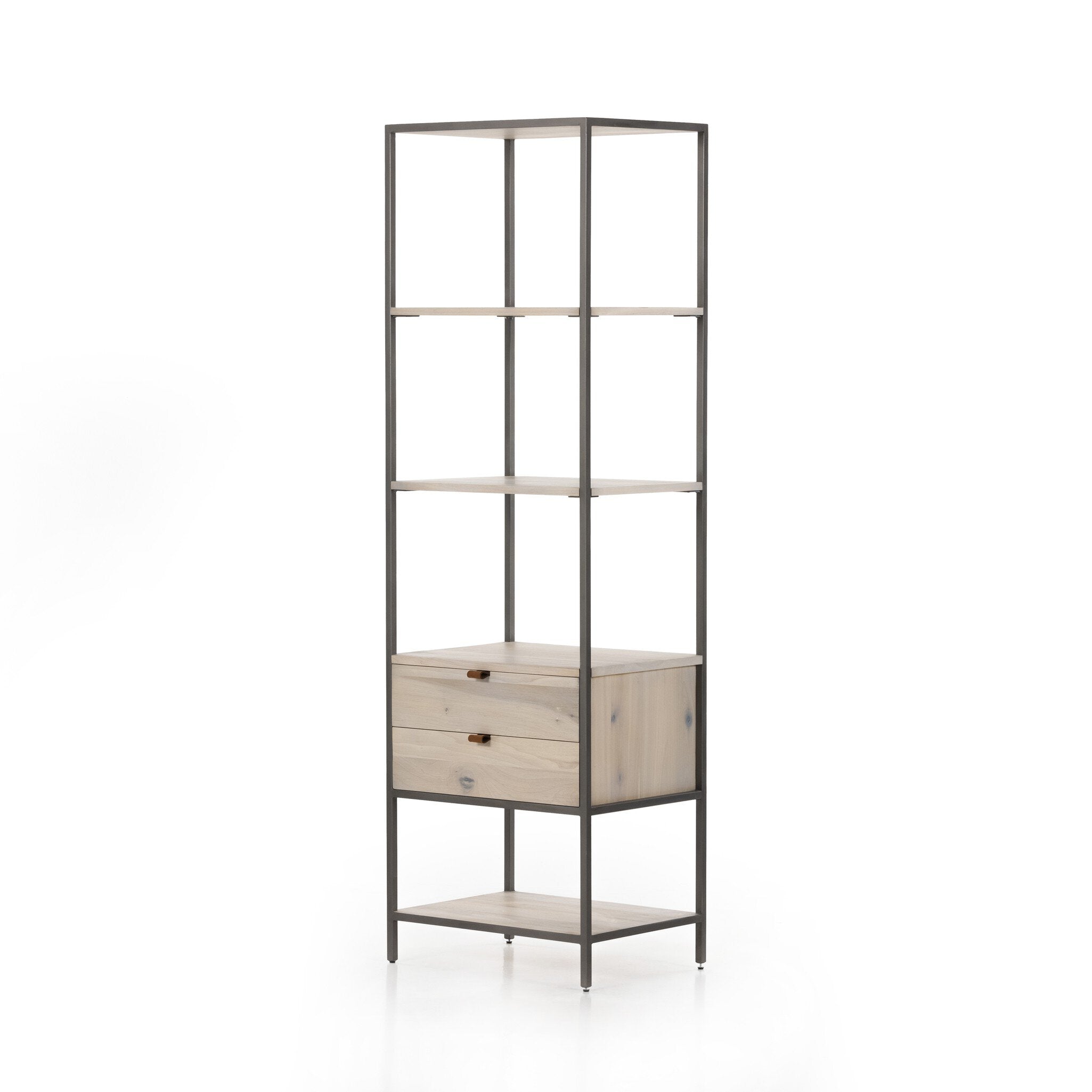 Trey Bookshelf - Natural Iron