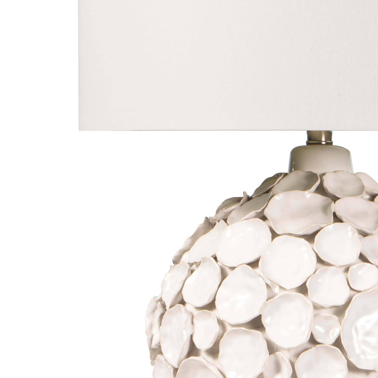 Lucia Ceramic Table Lamp (White)