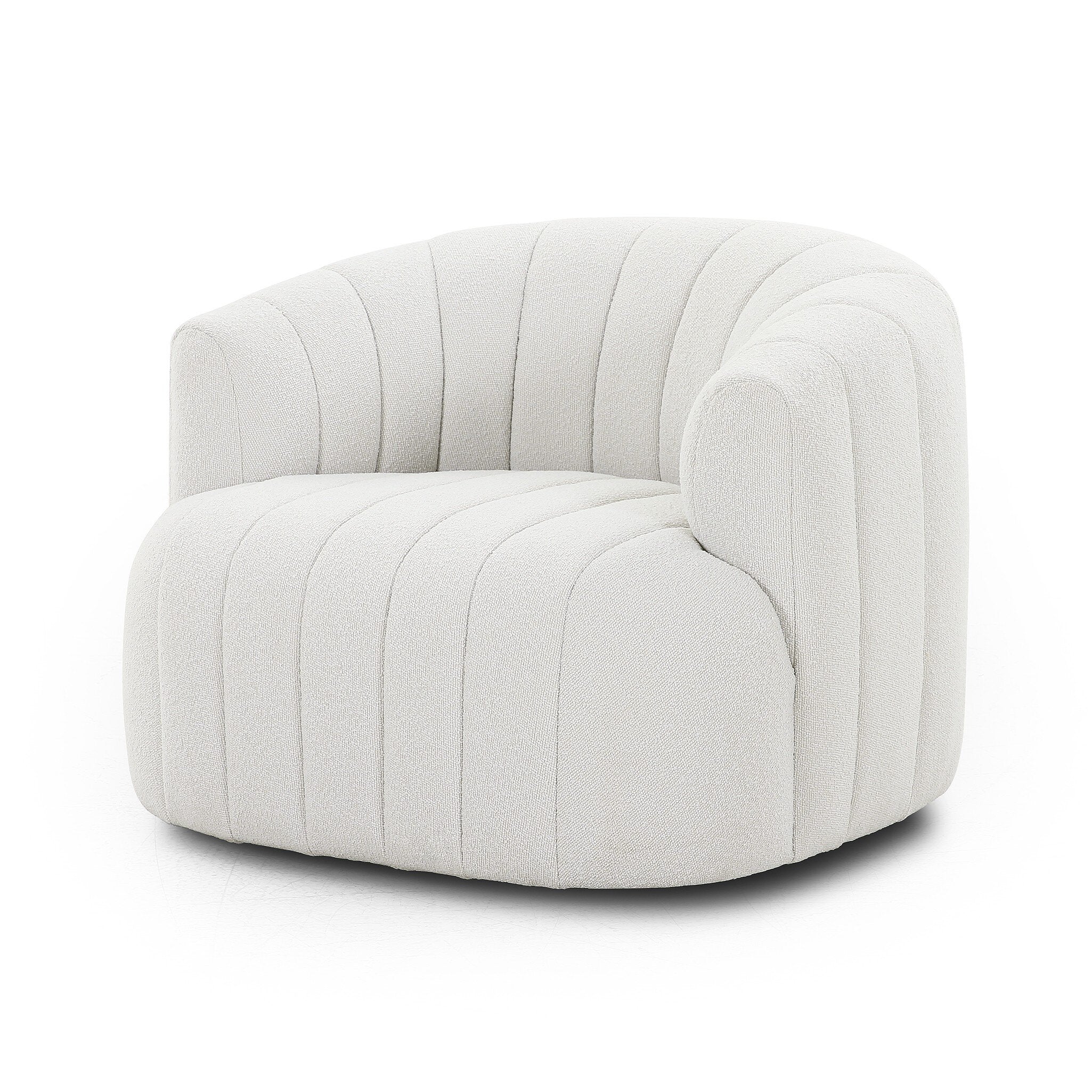 Elliana Swivel Chair - FIQA Boucle Natural