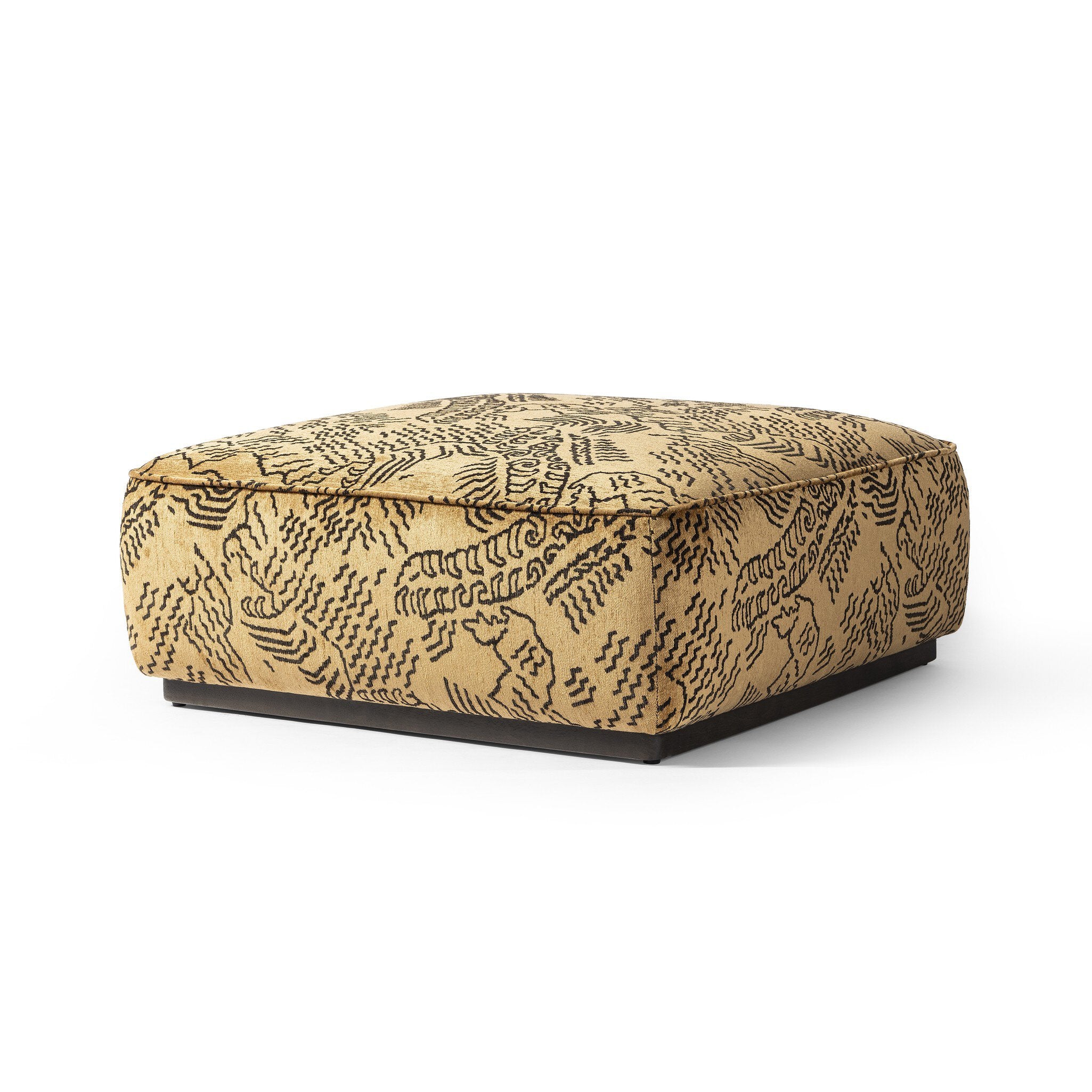 Sinclair Square Ottoman-36" - Balkan Ochre