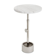 Myles Accent Table (Polished Nickel)