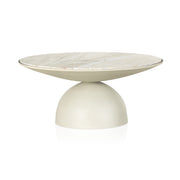 Corbett Coffee Table - Creamy Taupe Marble
