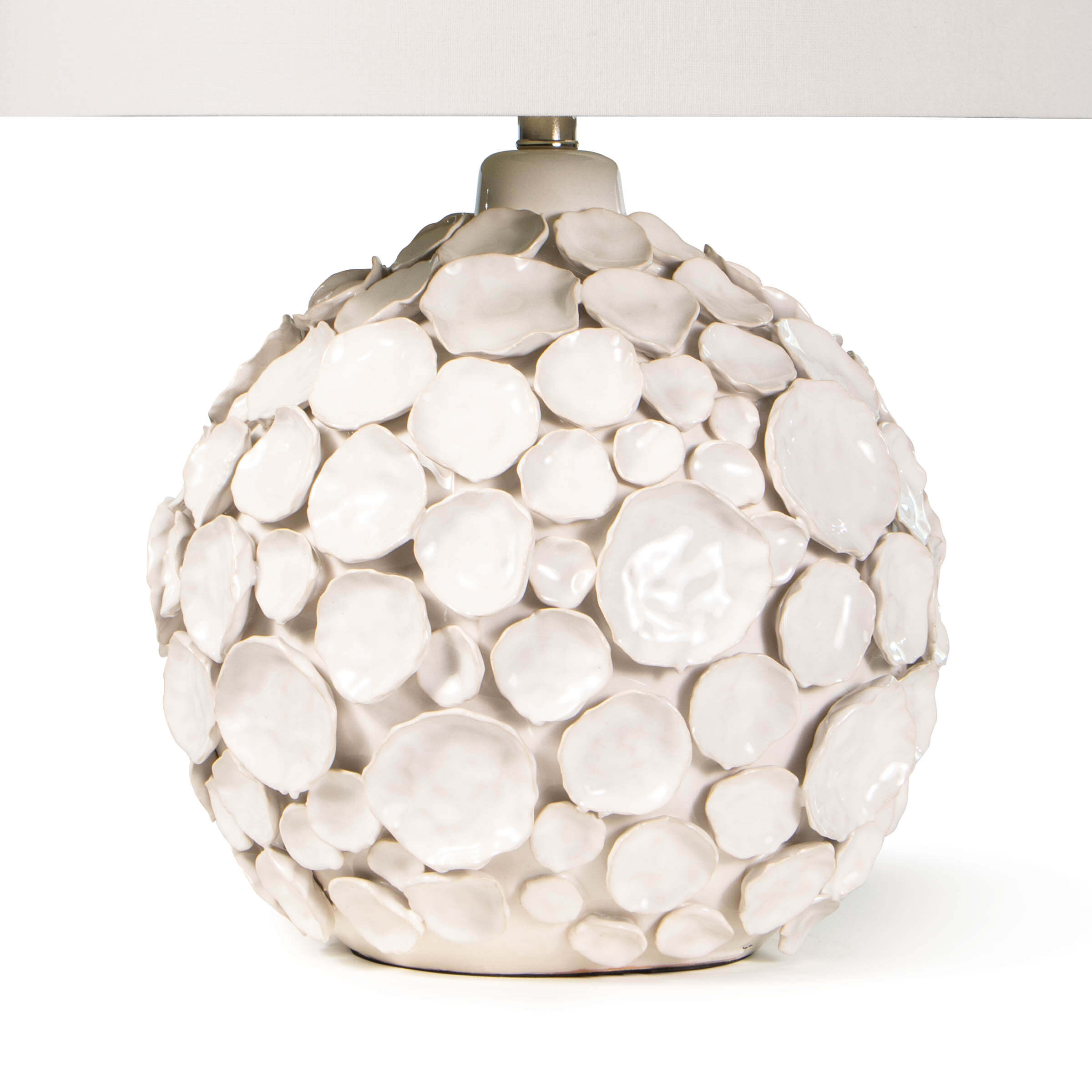 Lucia Ceramic Table Lamp (White)