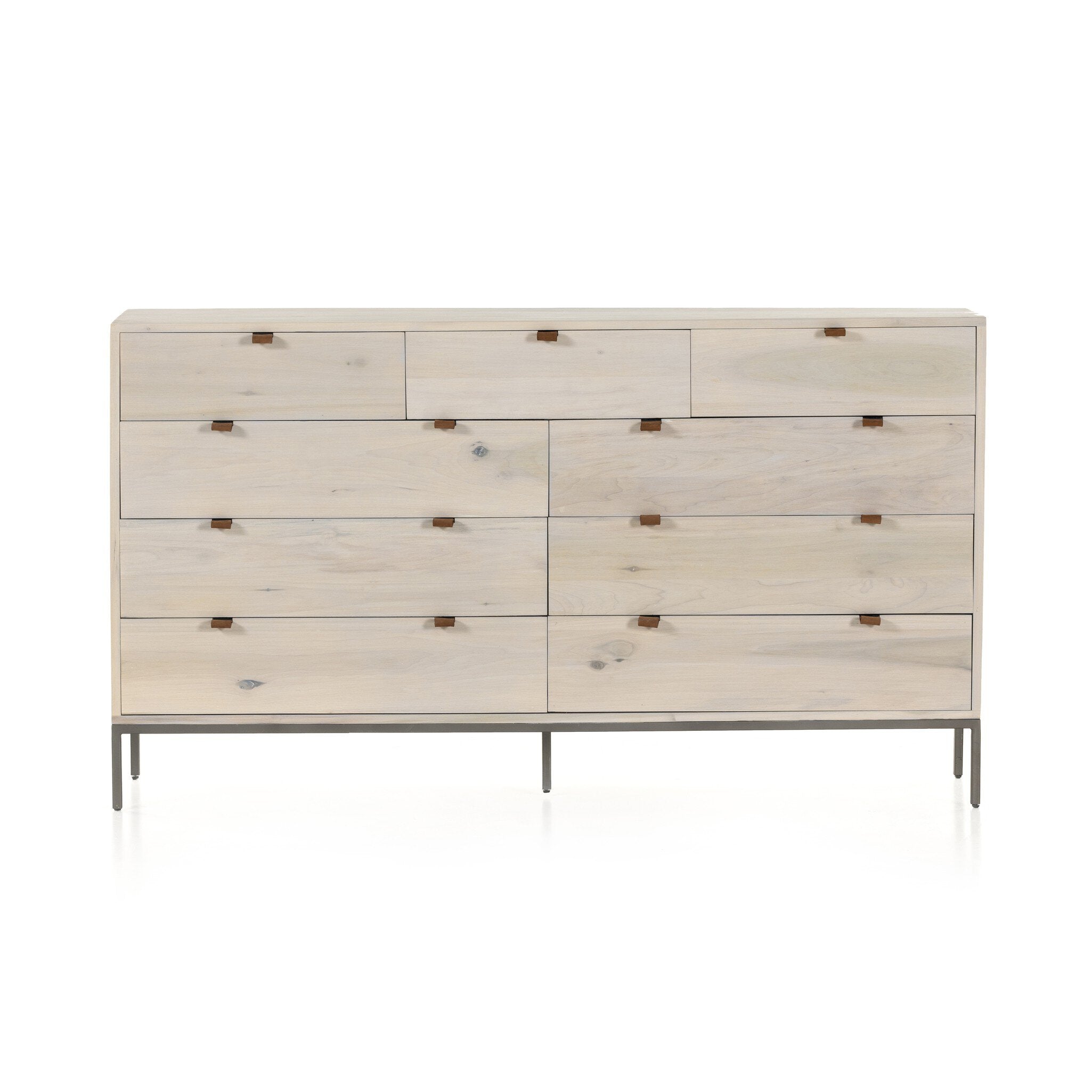Trey 9 Drawer Dresser - Dove Poplar