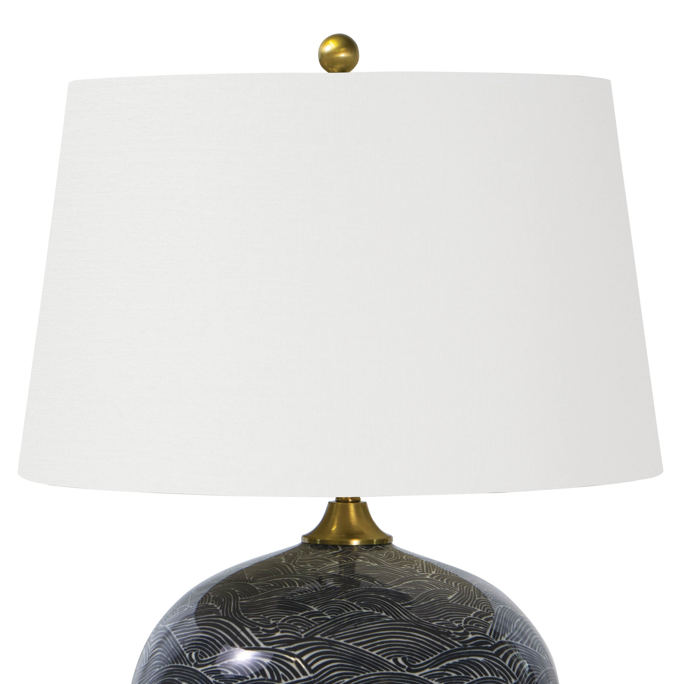 Harbor Ceramic Table Lamp (Black)