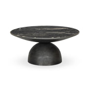 Corbett Coffee Table - Polished Black Marble