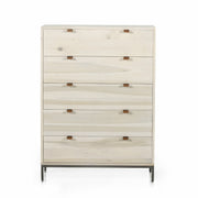 Trey 5 Drawer Dresser - Dove Poplar