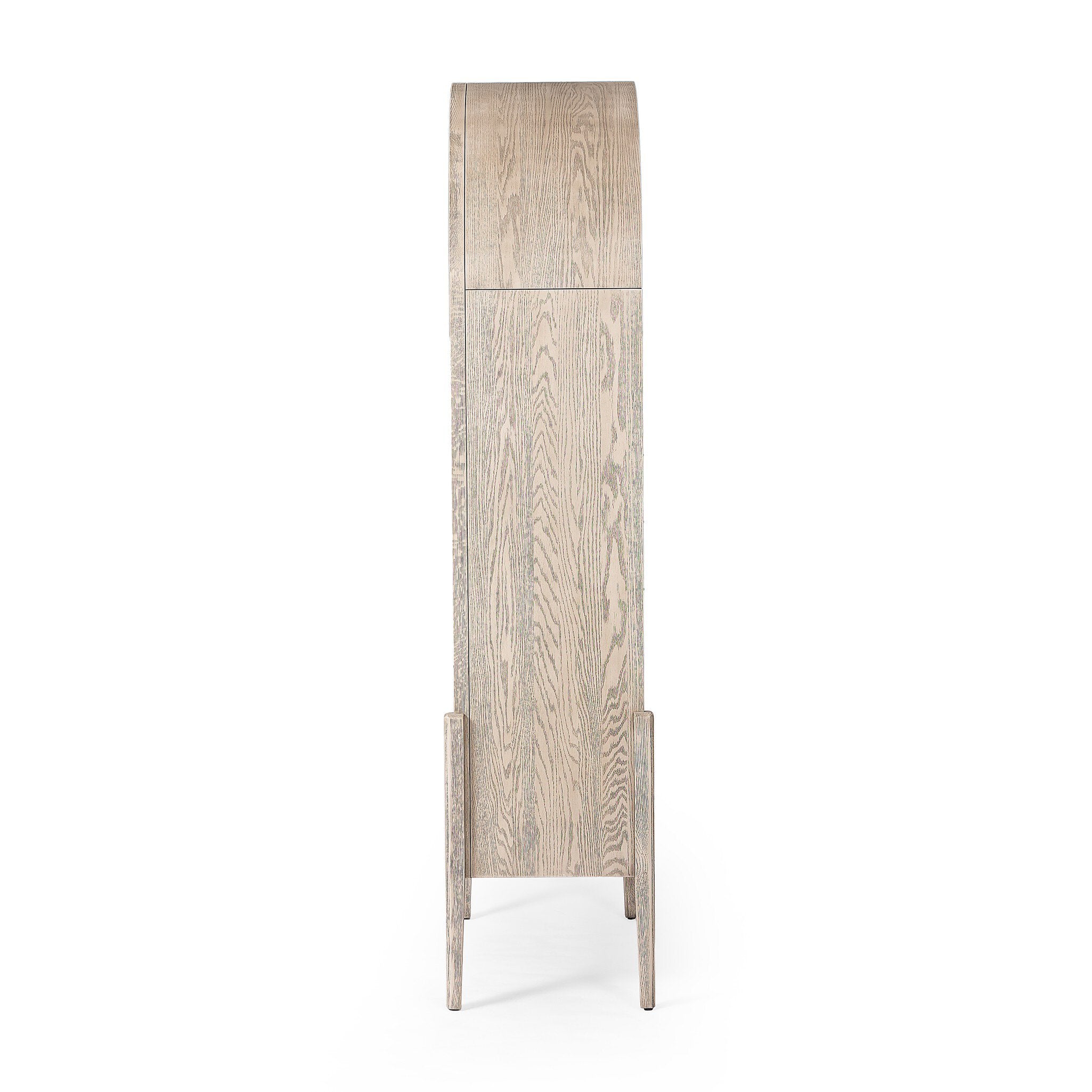 Tolle Bookcase - Rustic White Solid