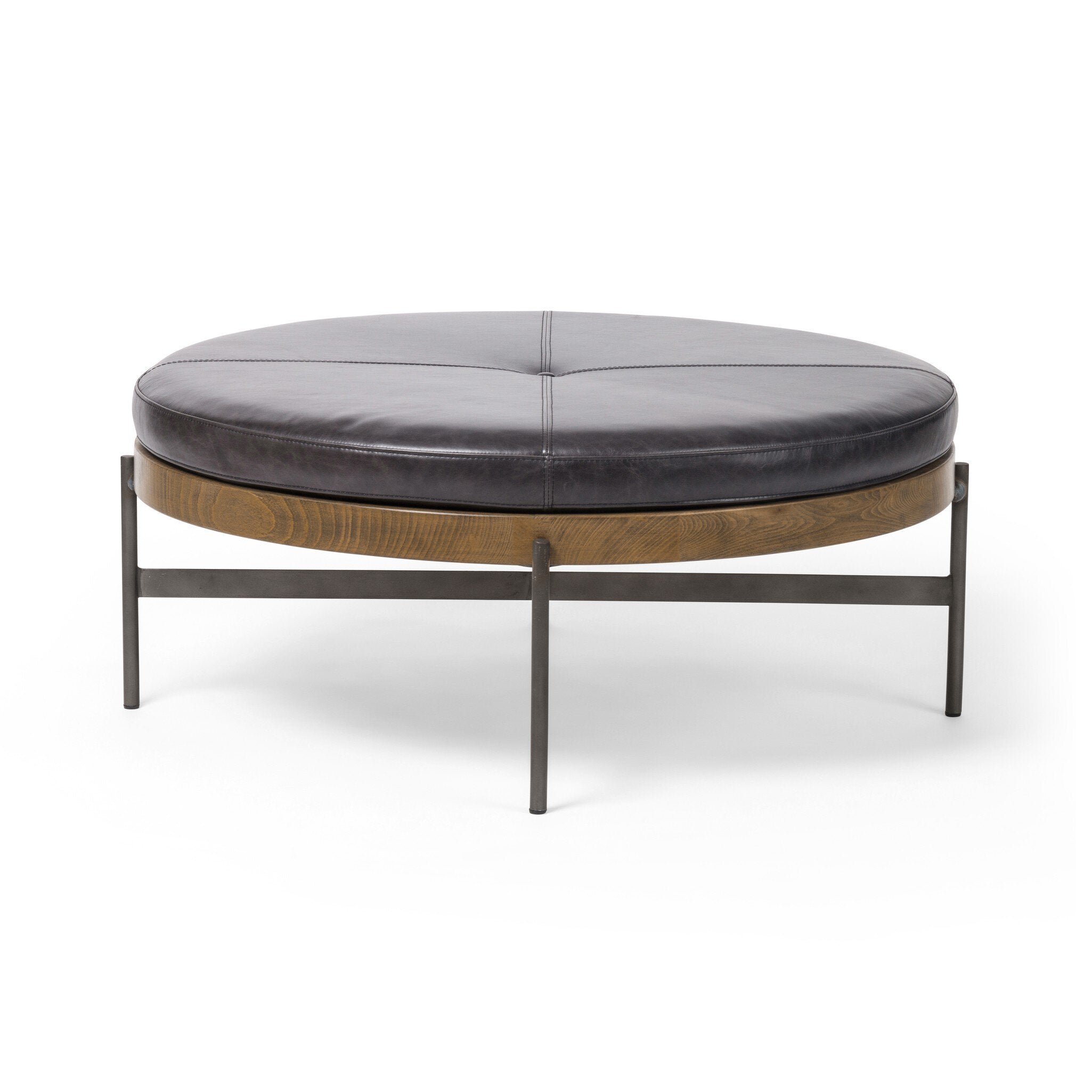 Edwyn Large Ottoman - Sonoma Black