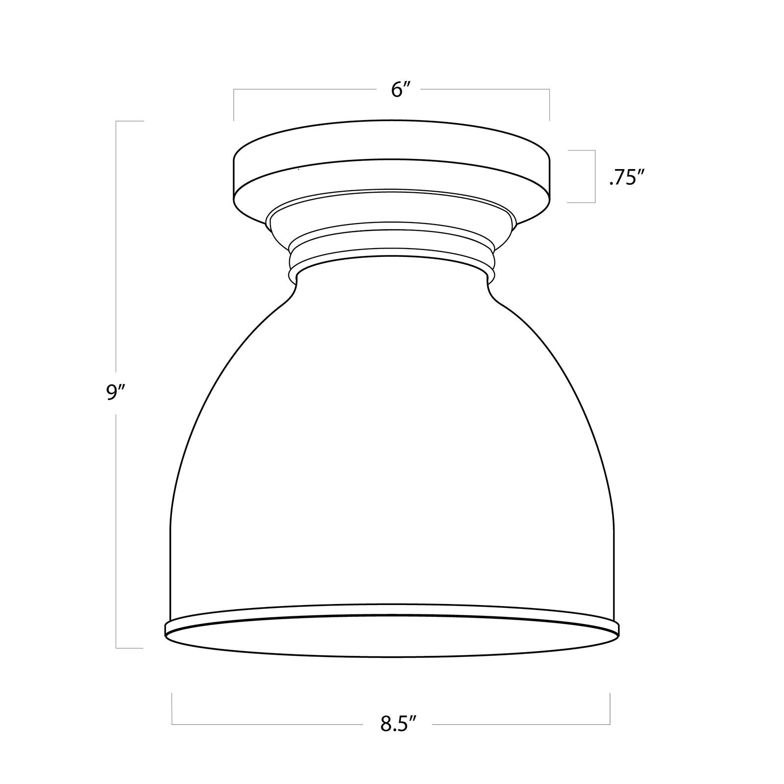 Pantry Flush Mount (Oil Rubbed Bronze)