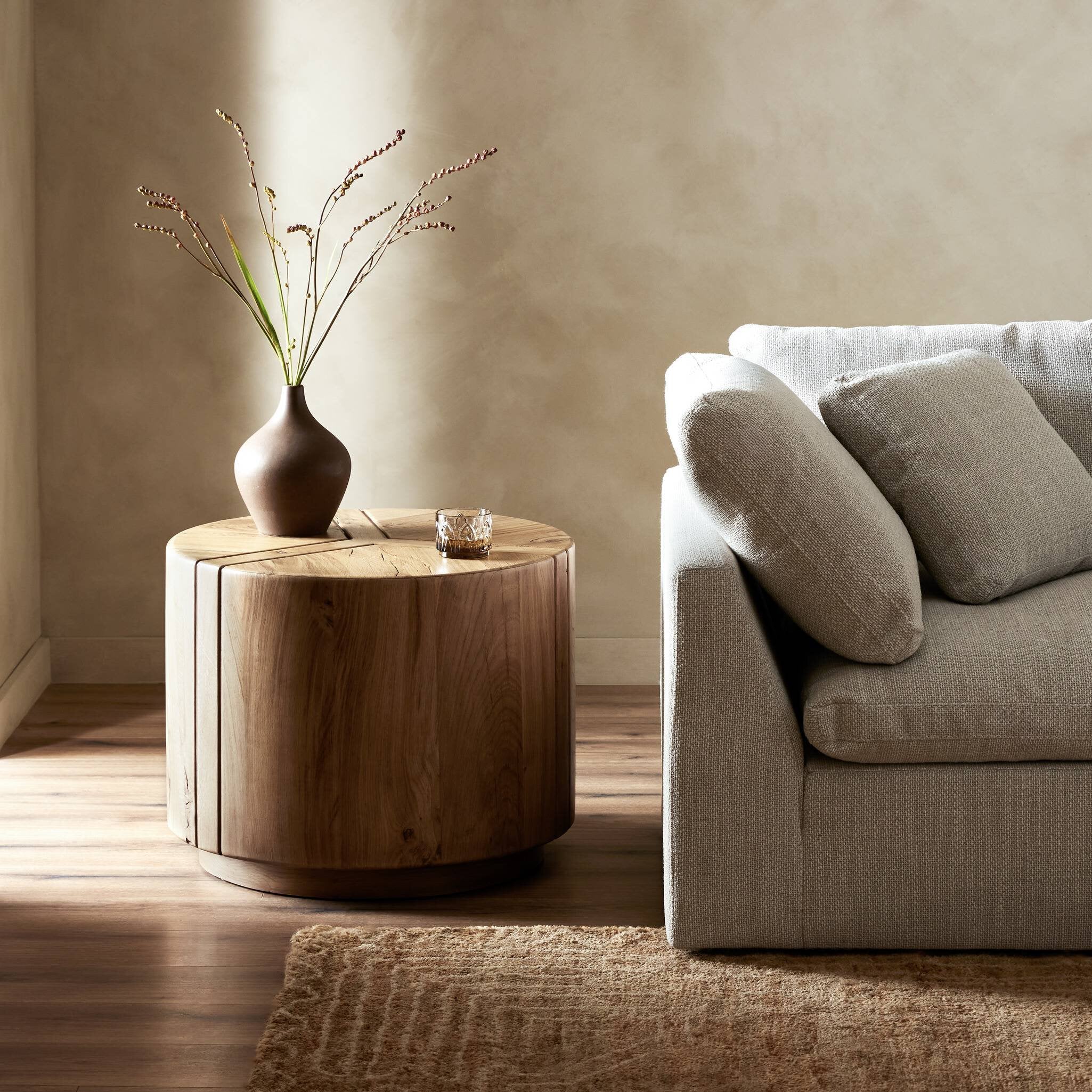 Renan End Table - Natural Reclaimed French Oak