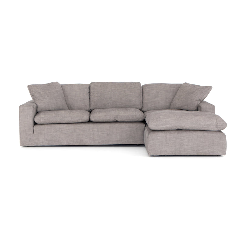 Plume 2-PC Sectional - Harbor Grey