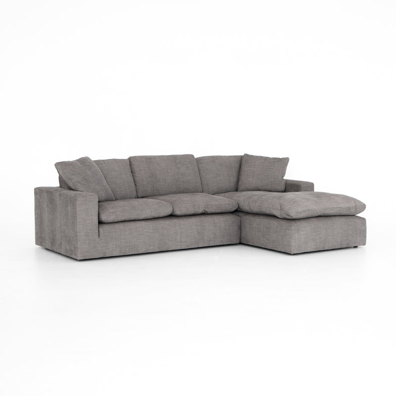 Plume 2-PC Sectional - Harbor Grey