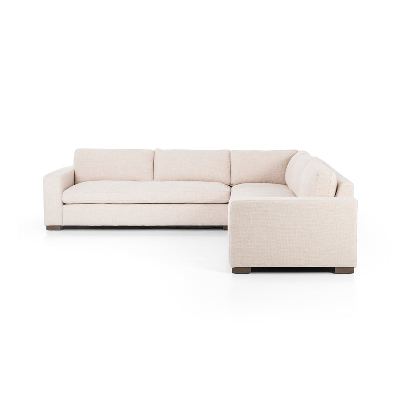 Boone 3-PC Sectional - Thames Cream