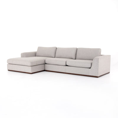 Colt 2-PC Sectional - Aldred Silver (Left Chaise)
