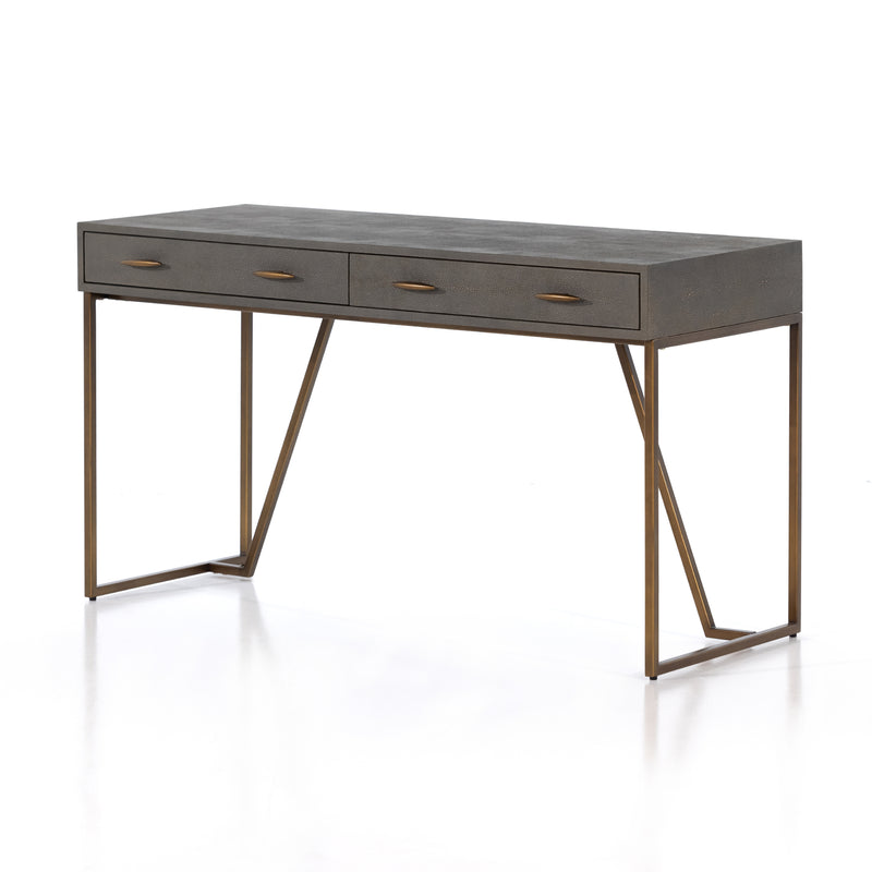 Shagreen Desk - Grey