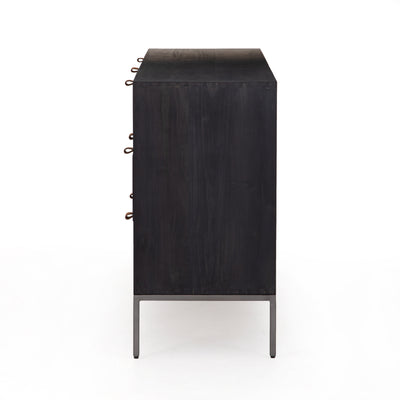 Trey 7 Drawer Dresser - Black Wash Poplar
