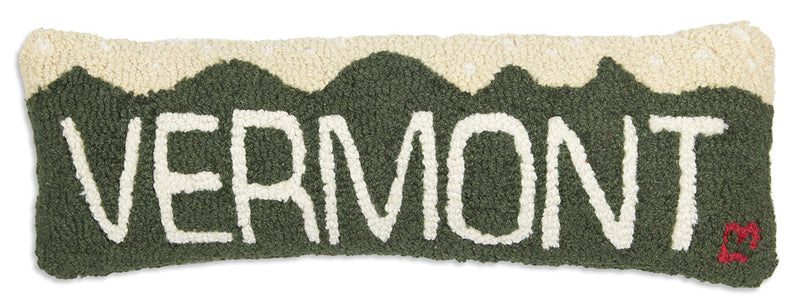 Vermont - Hooked Wool Pillow