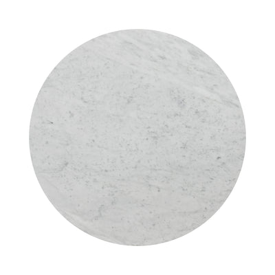 Toli End Table - Italian White Marble