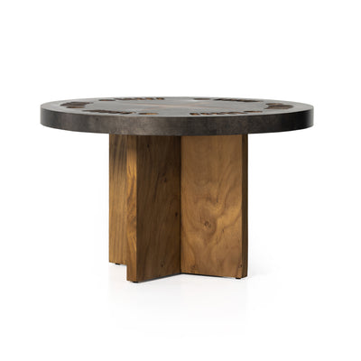 Poker Table - Natural Brown Guanacaste