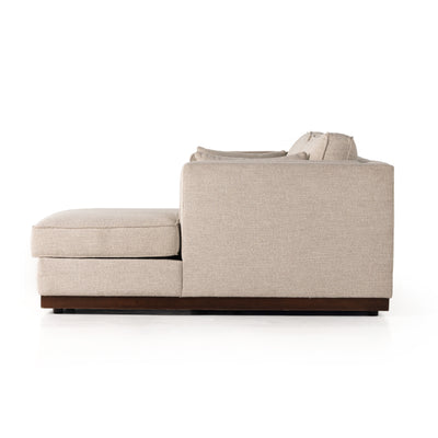 Lawrence 2-PC Sectional w/ Chaise - Nova Taupe (RAF)
