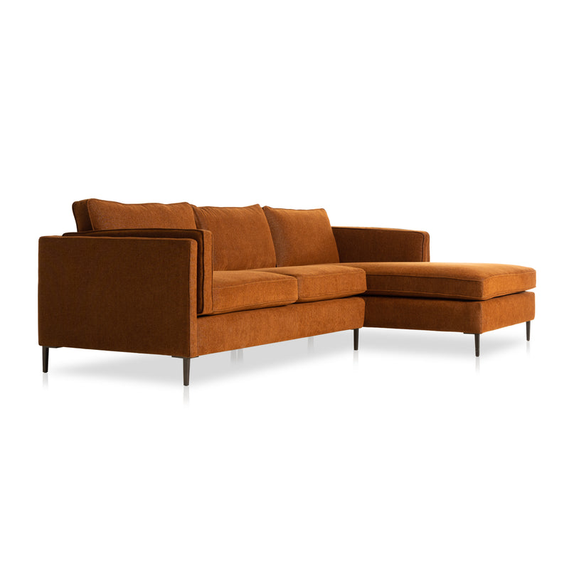 Emery 2-PC Sectional - Sutton Rust (RAF)
