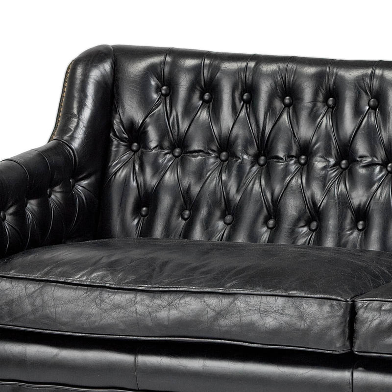 Leather Equestrian Sofa