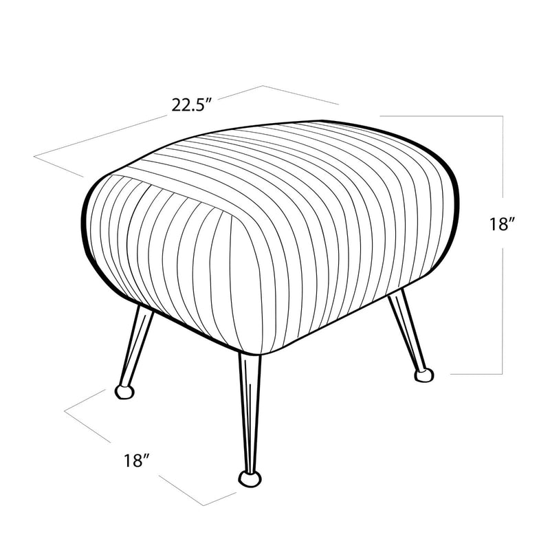 Beretta Foot Stool (Modern Black)