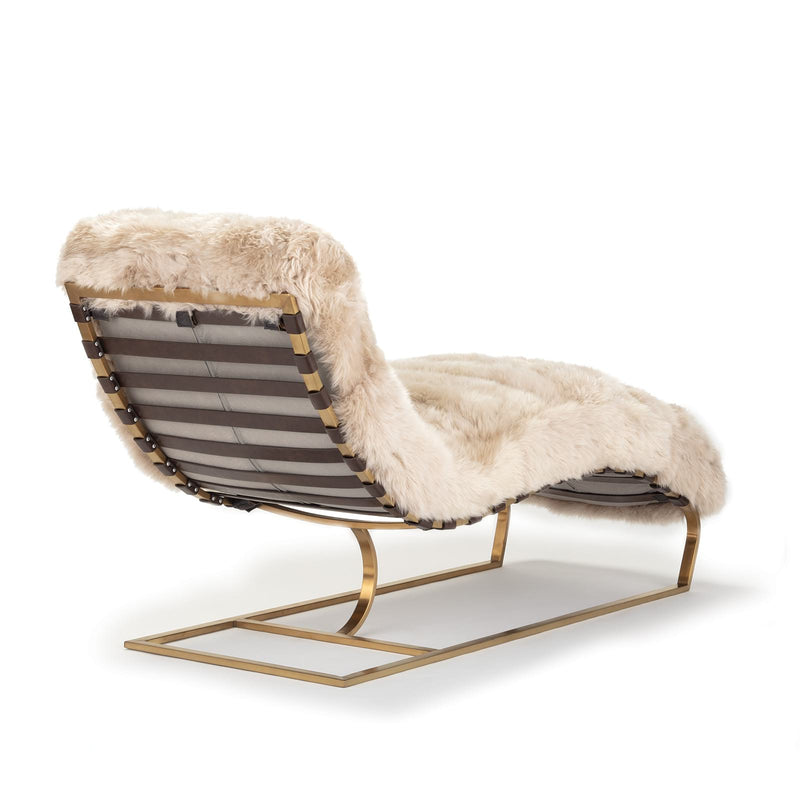 Siesta Chaise Lounge (Longhair Sheepskin)