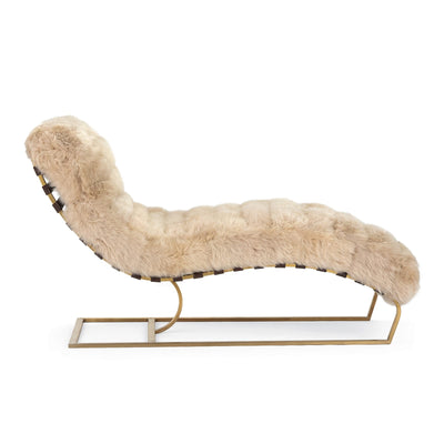 Siesta Chaise Lounge (Longhair Sheepskin)