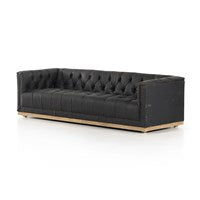 Maxx Sofa 95" - Destroyed Black