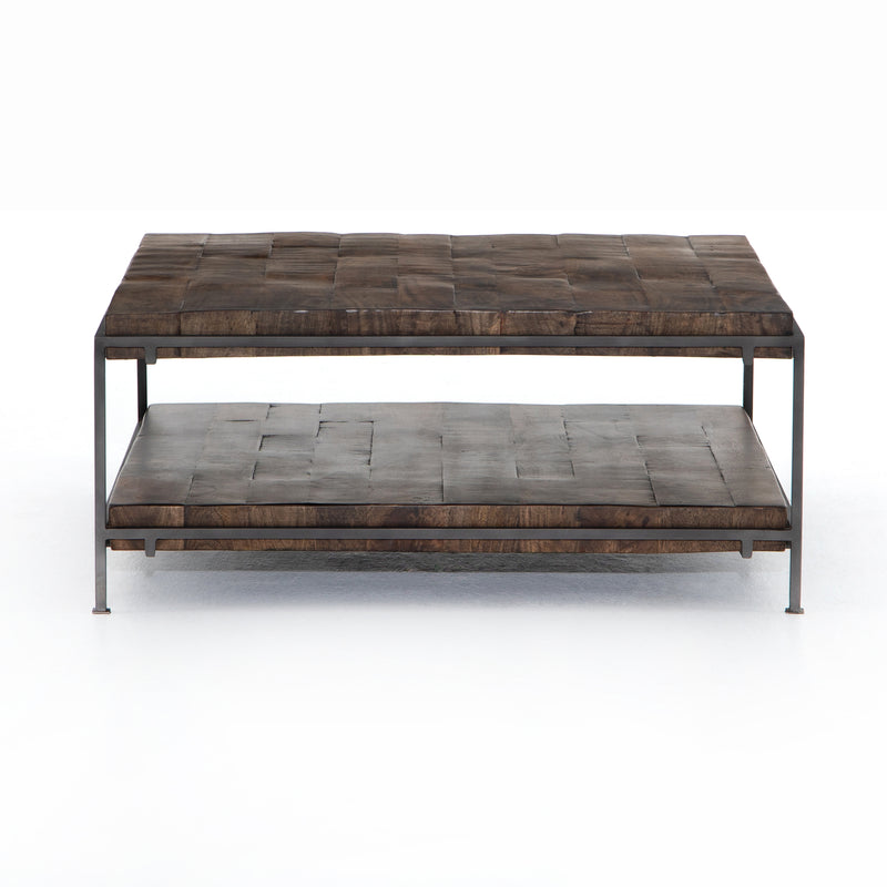 Simien Square Coffee Table - Gunmetal