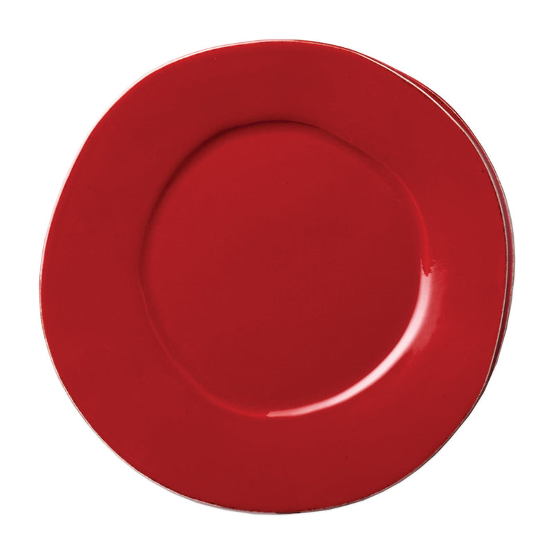 Lastra Red American Dinner Plate