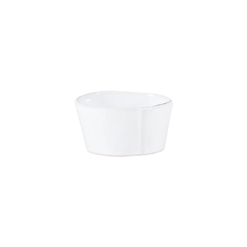 Lastra White Condiment Bowl