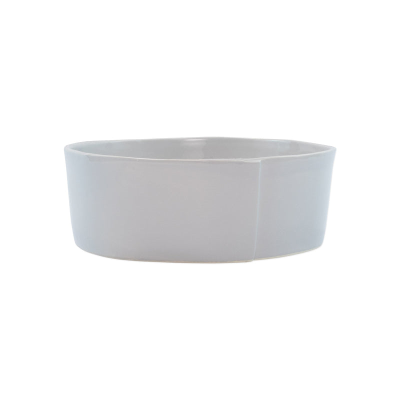 Lastra Light Gray Medium Serving Bowl