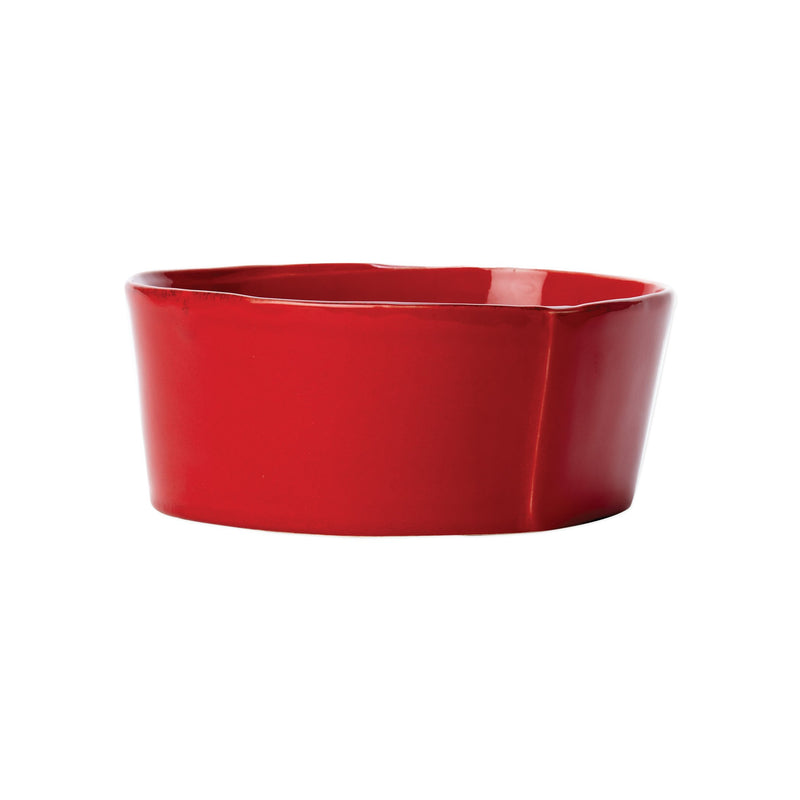 Lastra Red Medium Serving Bowl
