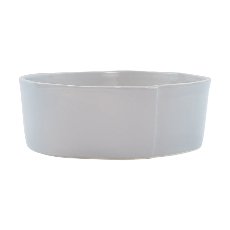 Lastra Light Gray Large Serving Bowl