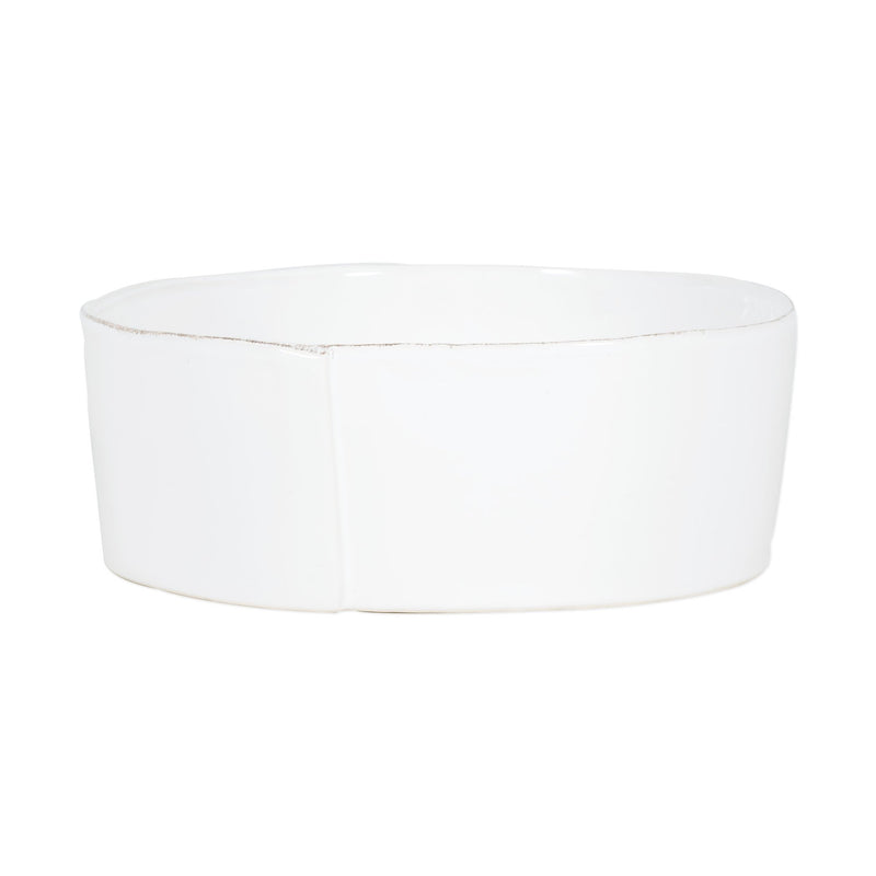 Lastra White Large Serving Bowl