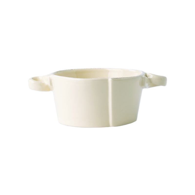 Lastra Linen Small Handled Bowl