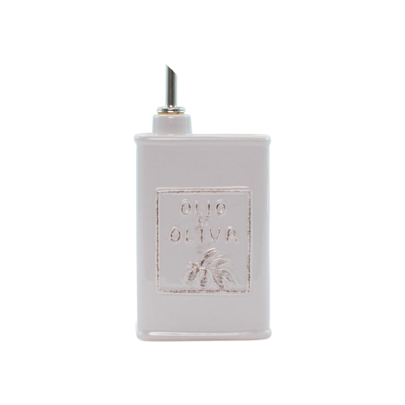 Lastra Light Gray Olive Oil Can