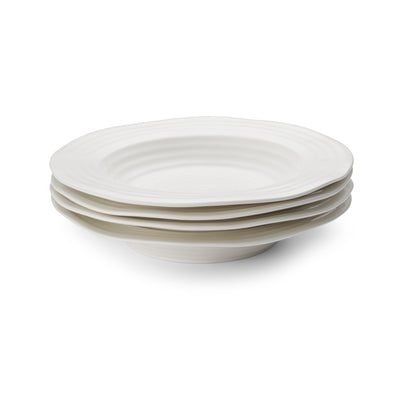 Portmeirion Sophie Conran Rimmed Soup Plates - Set of 4