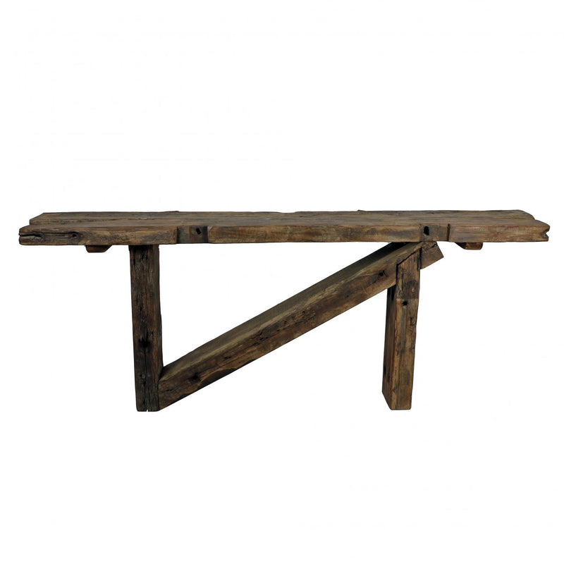 Salvaged Beam Console Table