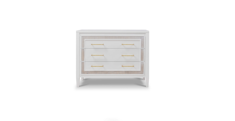 Belgravia 3-Drawer Dresser w/ Rattan