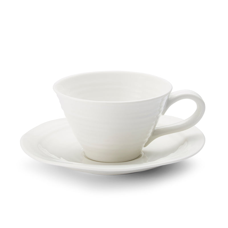 Portmeirion Sophie Conran Teacups and Saucers - Set of 4
