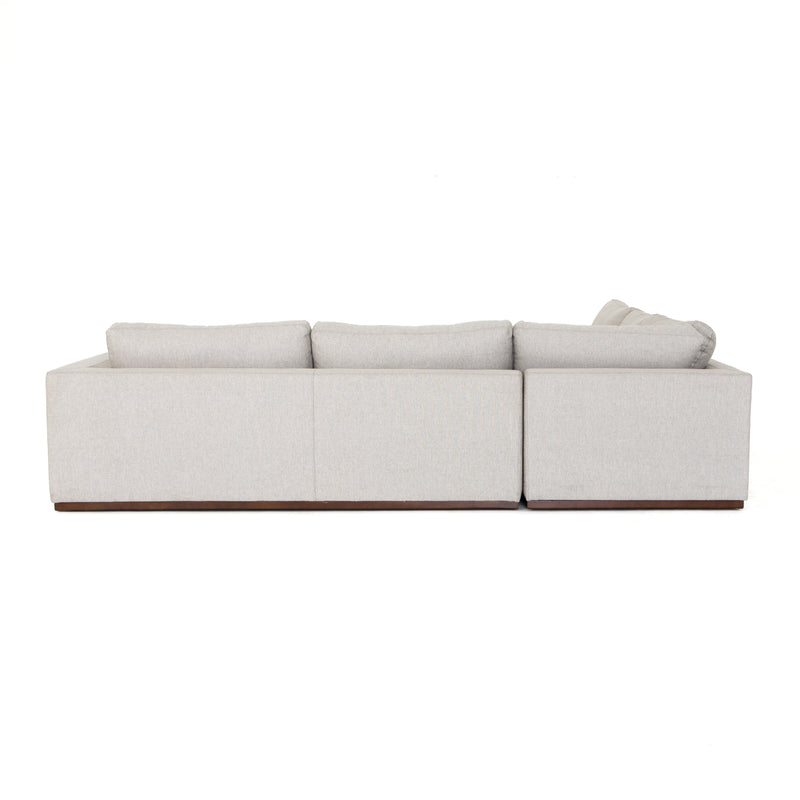 Colt 3-PC Sectional - Aldred Silver